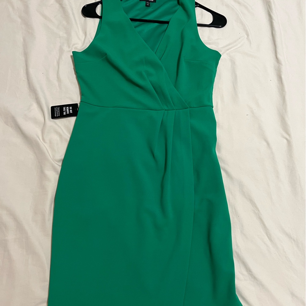 Green midi dress - size small
